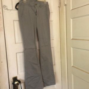 Flare stretch khakis